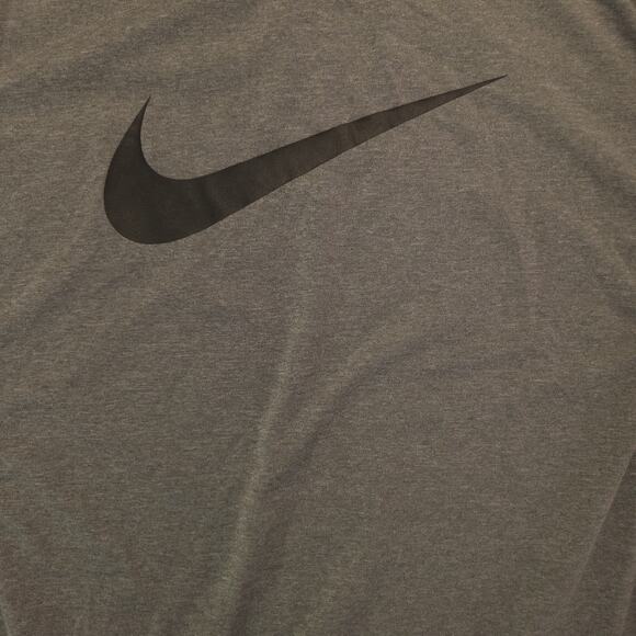 Nike Casual Crew Neck Graphic Short Sleeve T Shirt Mens Size XL Gray Black - Picture 4 of 9